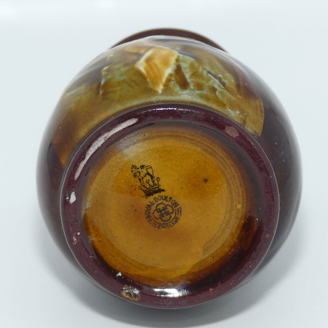 Royal Doulton Kingsware Guy Fawkes miniature vase