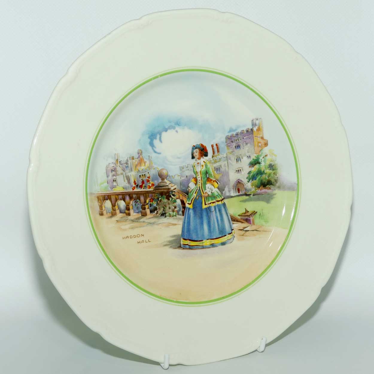 Royal Doulton Historic England plate | Fine Bone China | Dorothy Vernon at Haddon Hall