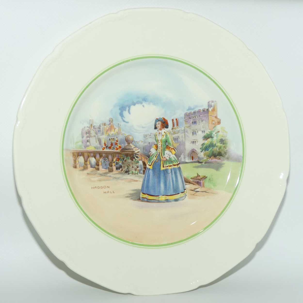 Royal Doulton Historic England plate | Fine Bone China | Dorothy Vernon at Haddon Hall