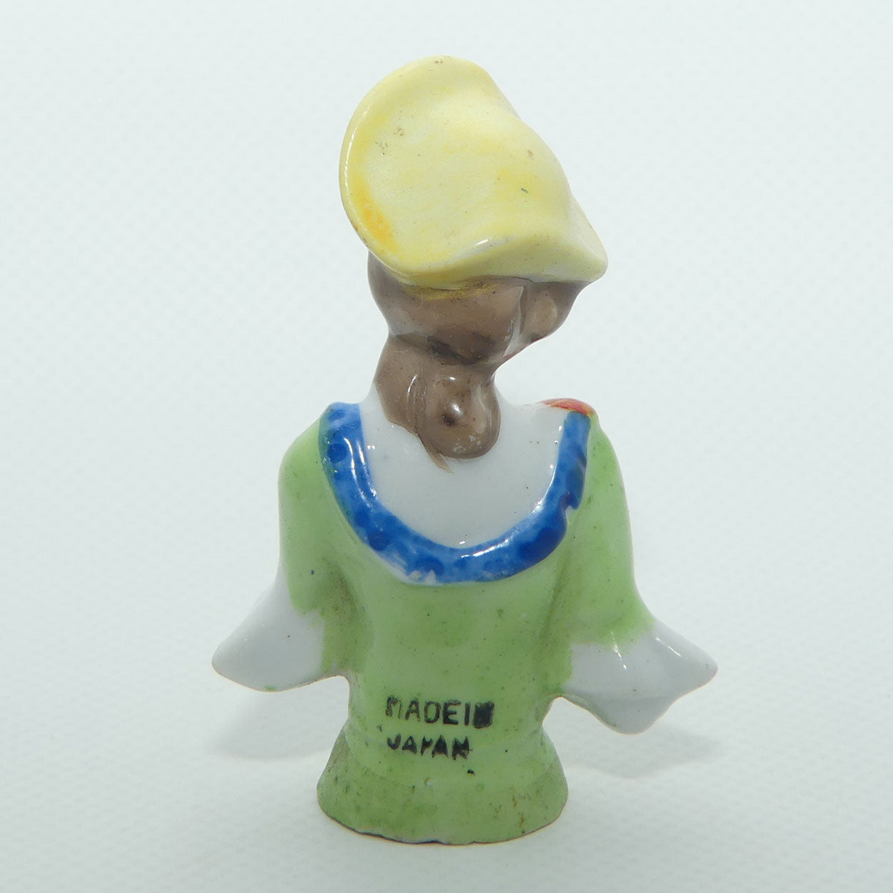 Japanese made Half Doll | Yellow Hat