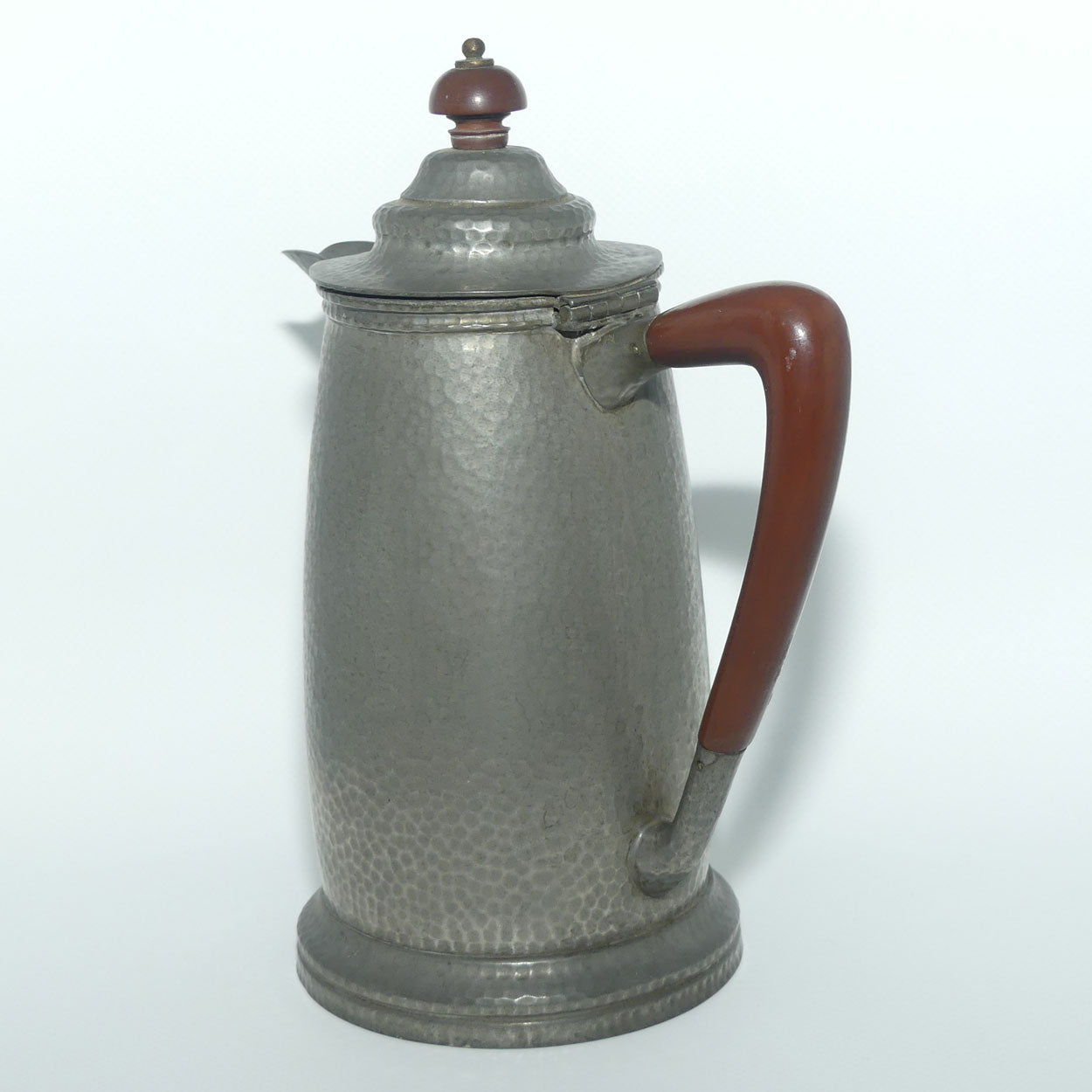 English Arts and Crafts | Hampden Pewter hand beaten coffee pot