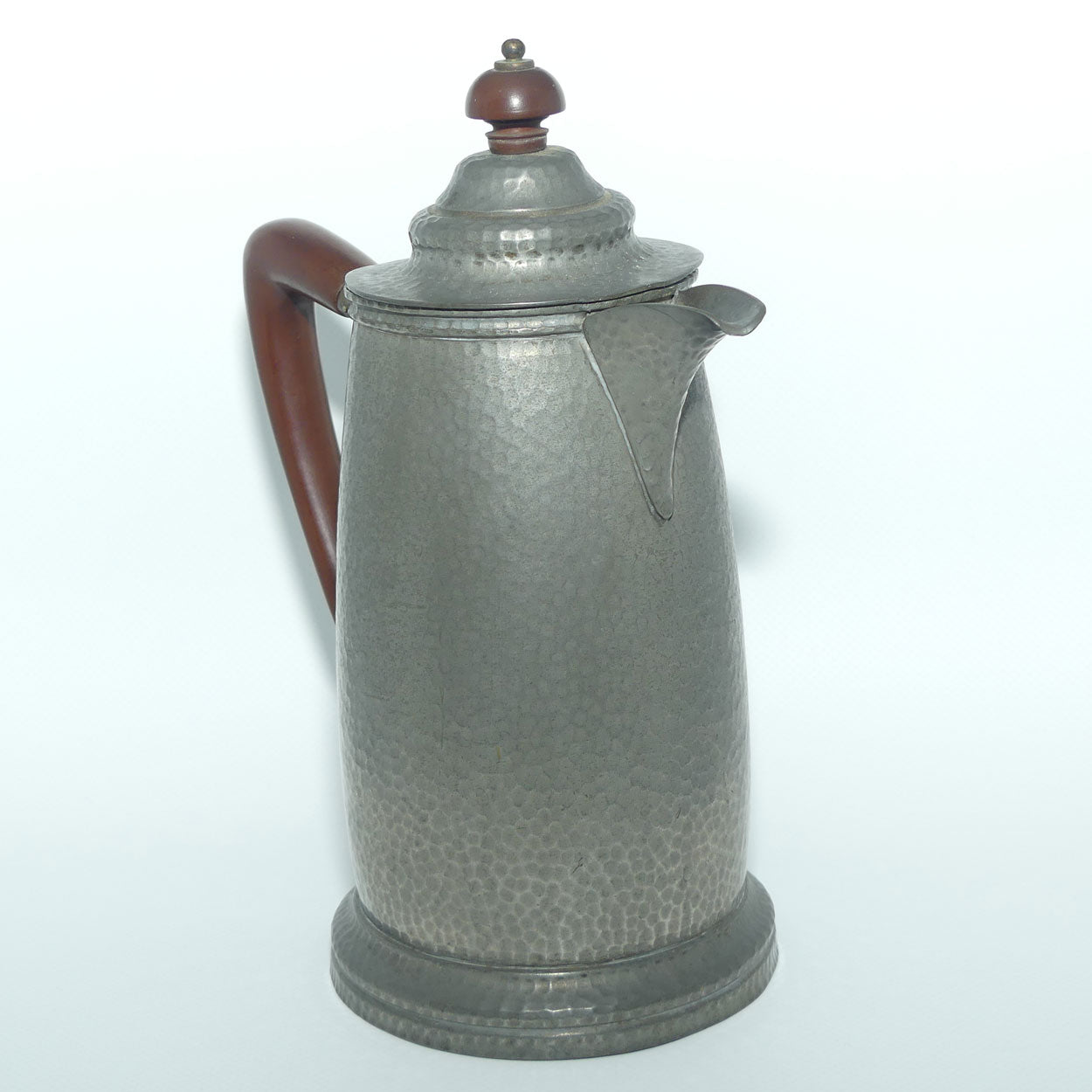 English Arts and Crafts | Hampden Pewter hand beaten coffee pot
