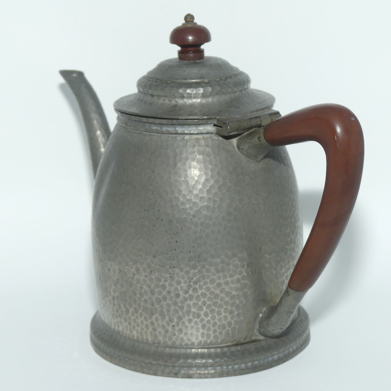 English Arts and Crafts | Hampden Pewter hand beaten tea pot