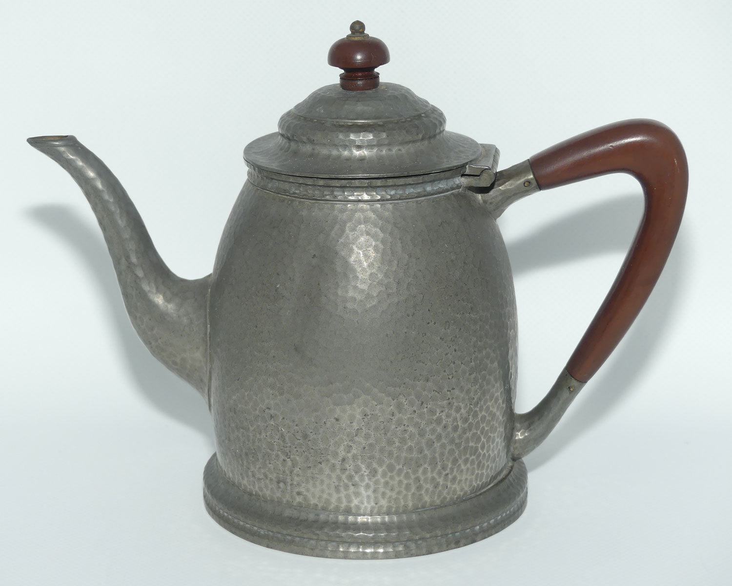 English Arts and Crafts | Hampden Pewter hand beaten tea pot