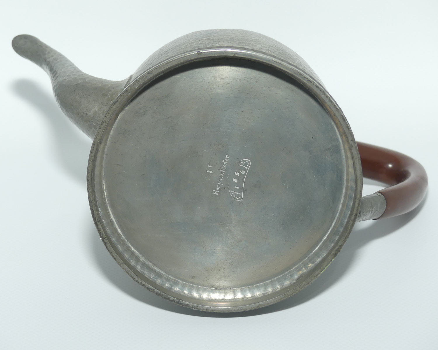 English Arts and Crafts | Hampden Pewter hand beaten tea pot