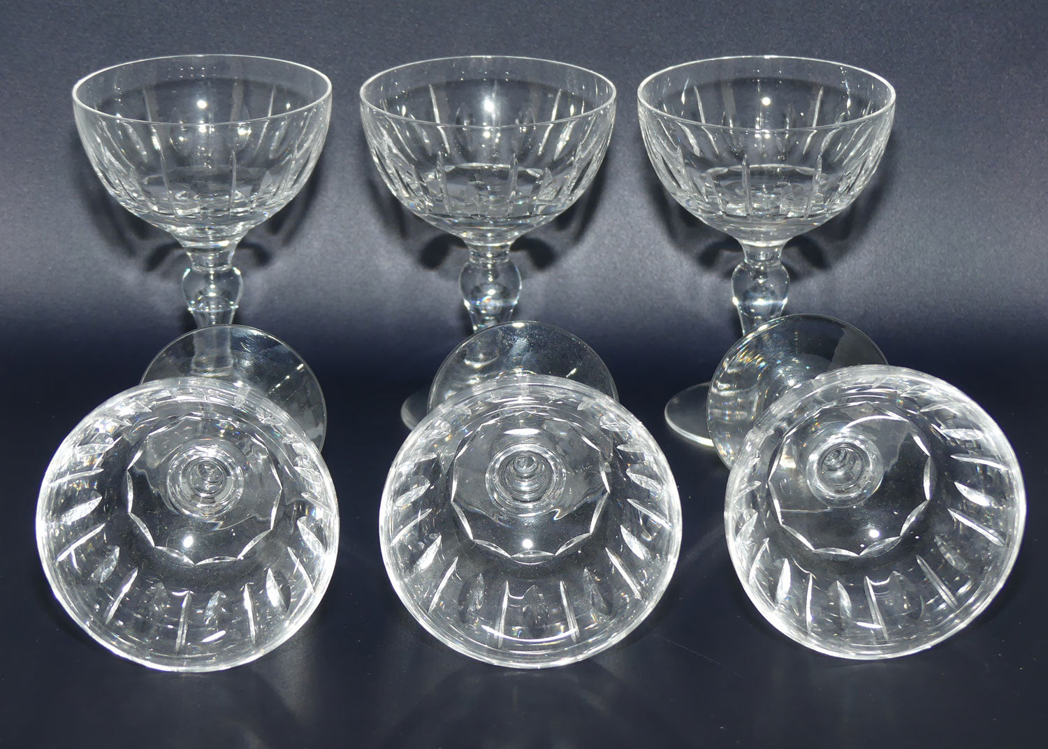 Stuart Crystal | Hampshire Pattern | champaign/cocktail coupe | set of 6