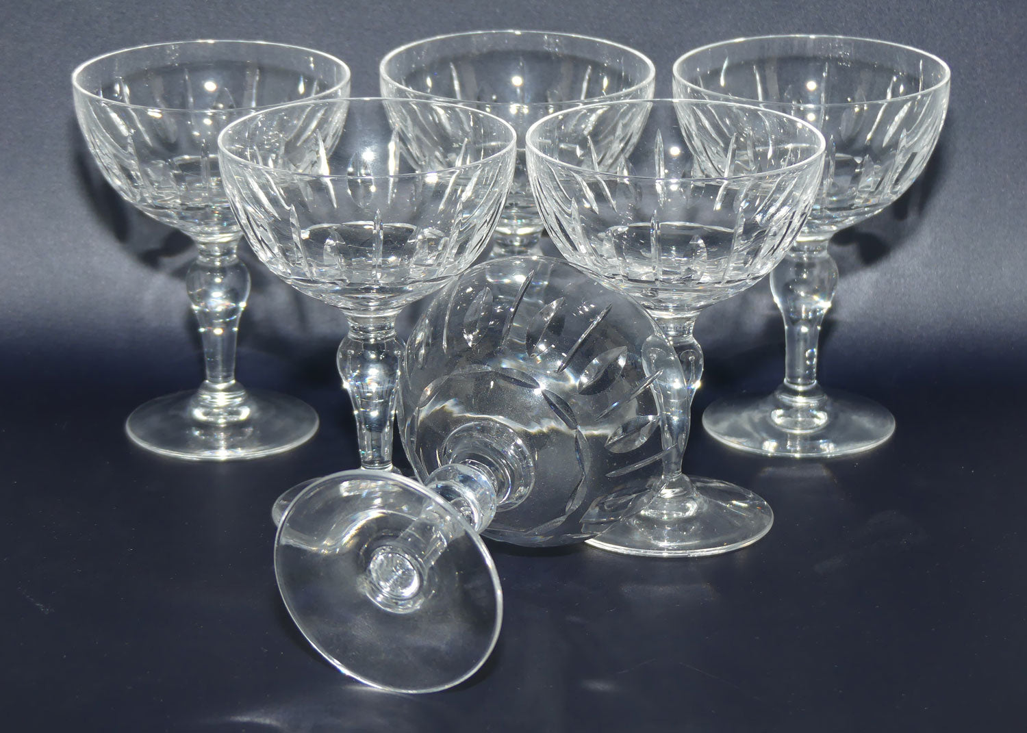 Stuart Crystal | Hampshire Pattern | champaign/cocktail coupe | set of 6