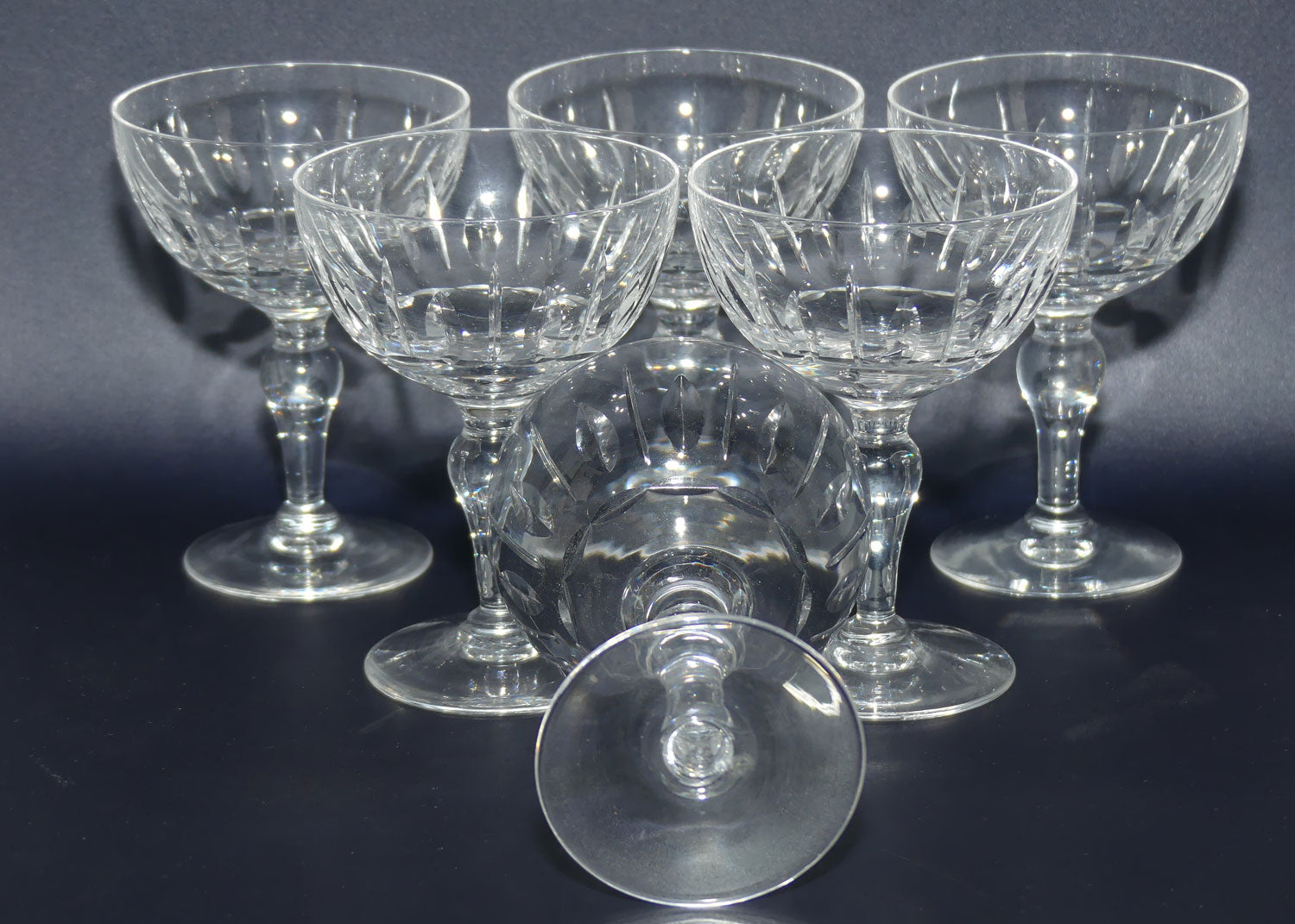 Stuart Crystal | Hampshire Pattern | champaign/cocktail coupe | set of 6