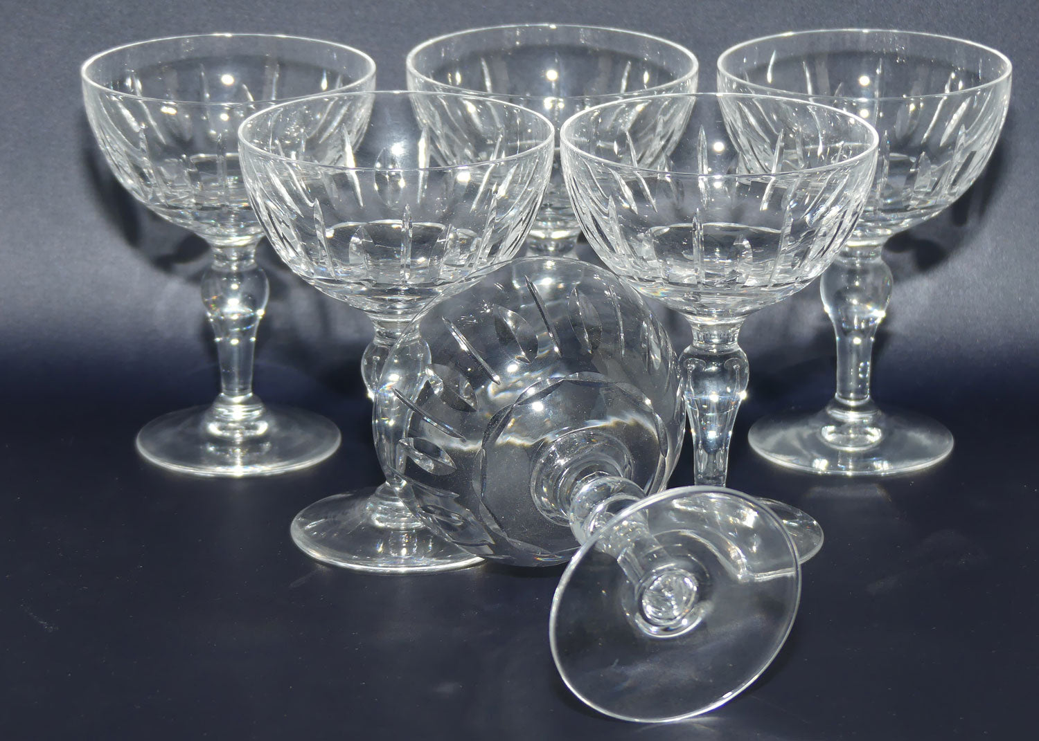 Stuart Crystal | Hampshire Pattern | champaign/cocktail coupe | set of 6