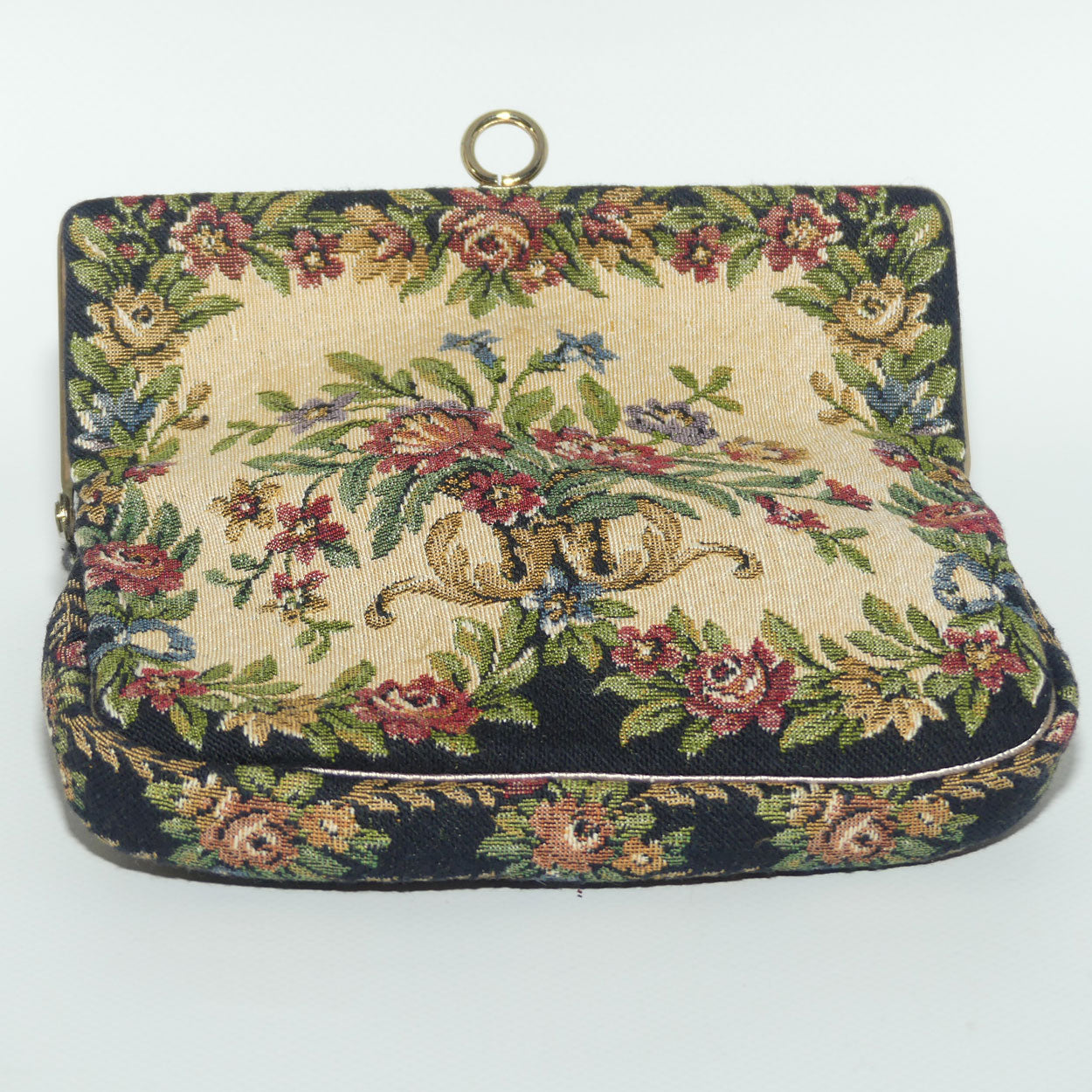 Vintage Tapestry Clutch Hand Bag