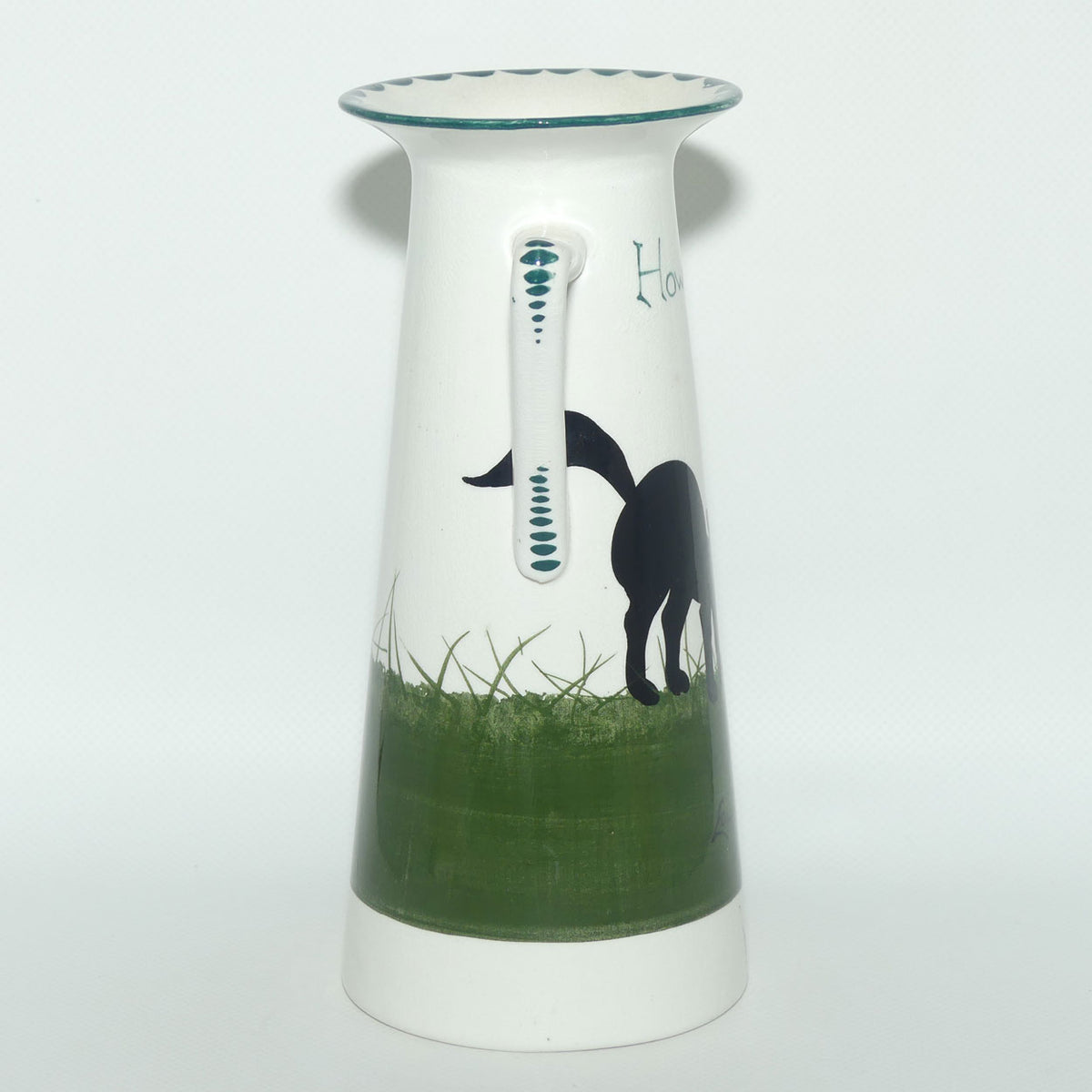 The Bristol Cat and Dog Pottery twin handled vase | decorated by Louis Wain