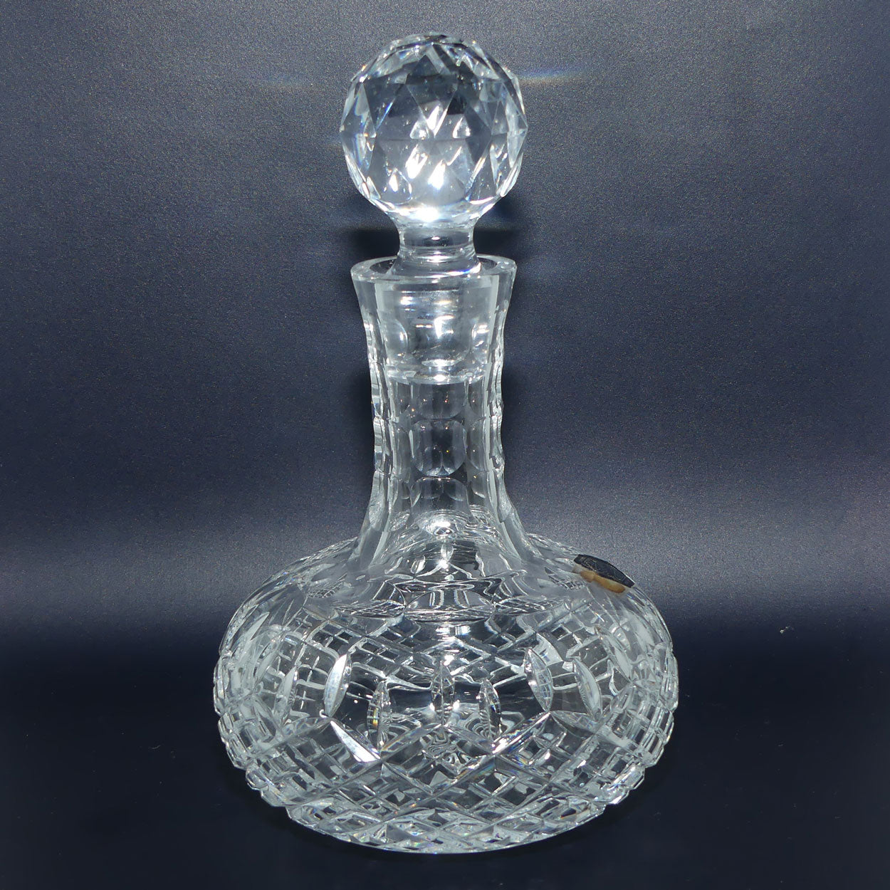 Stuart Crystal Hardwicke pattern Round base decanter