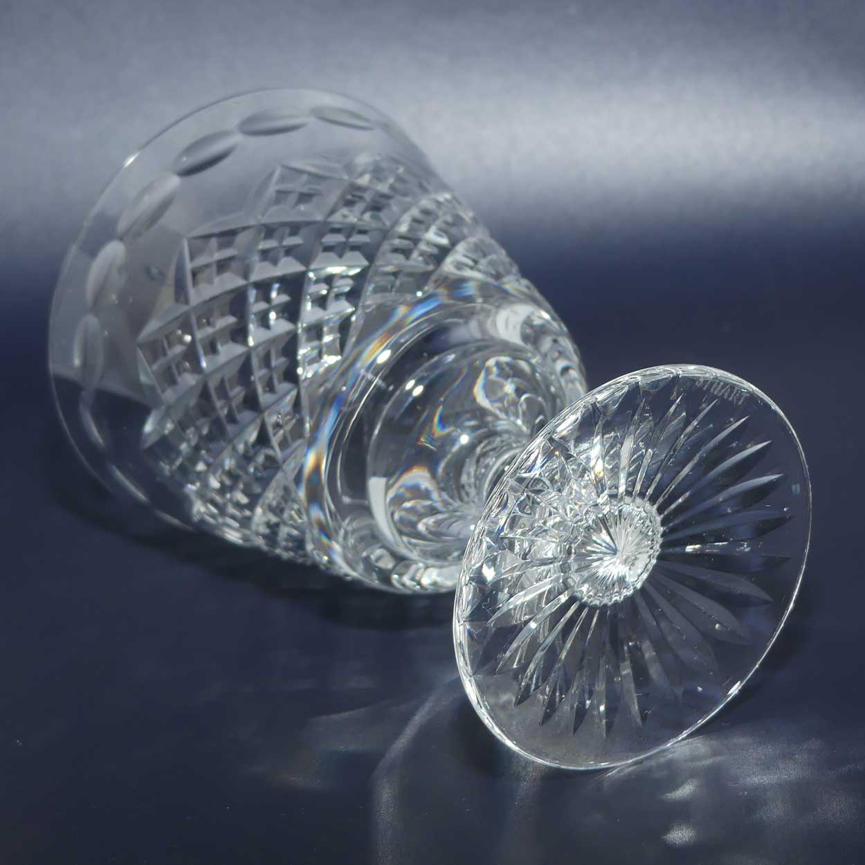 Stuart Crystal | Hardwicke pattern | Round stem | Set of 5 Wine Glasses