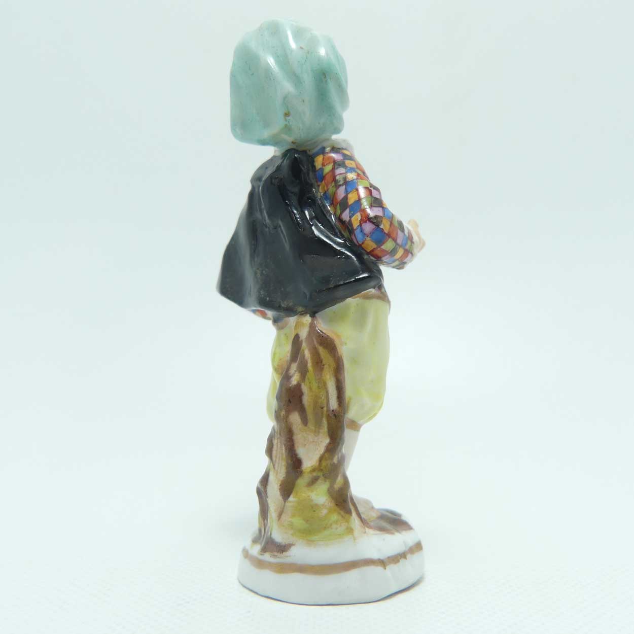 early Berlin Porcelain Harlequin miniature figure c.1850