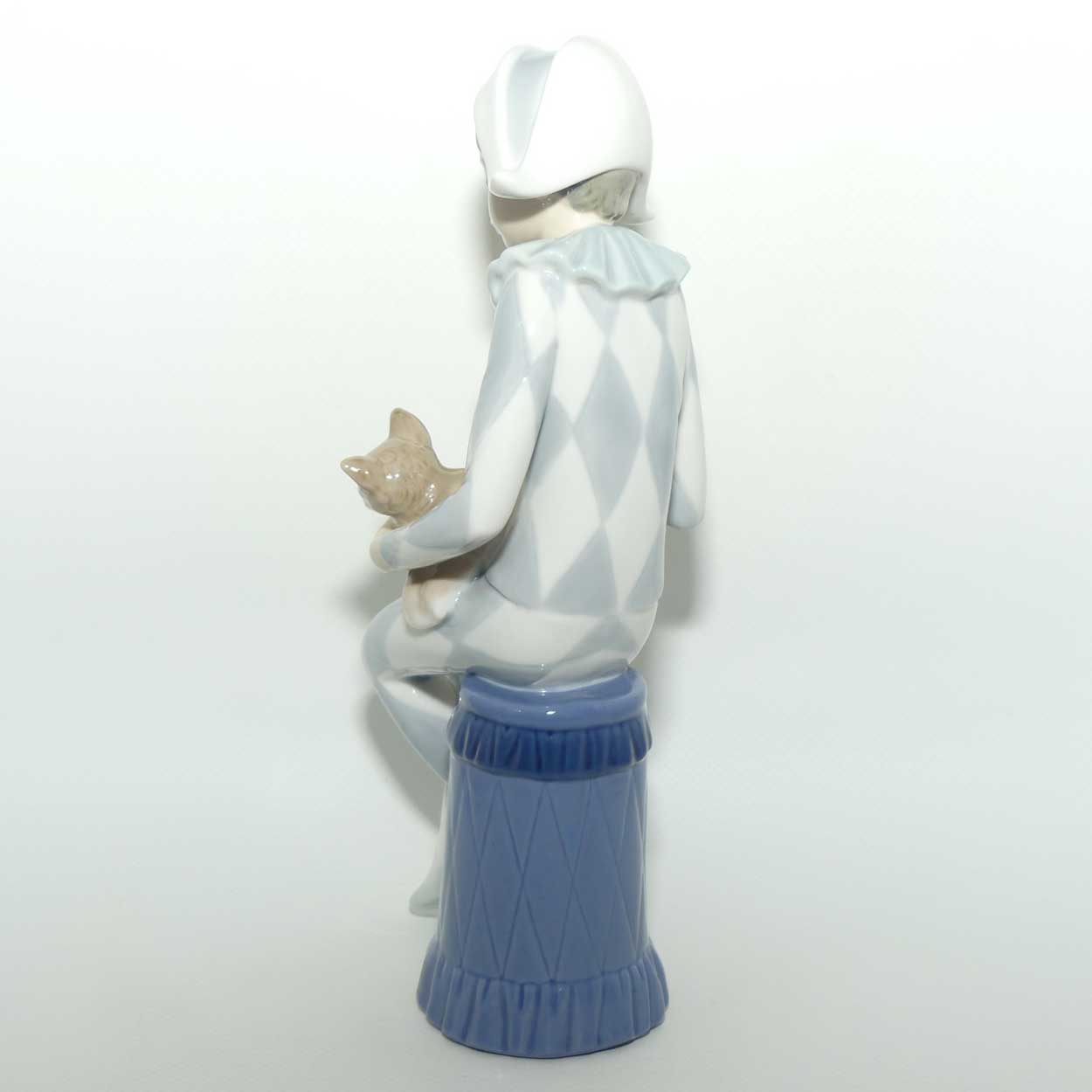 Nao by LLadro figure Harlequin with Cat | #1
