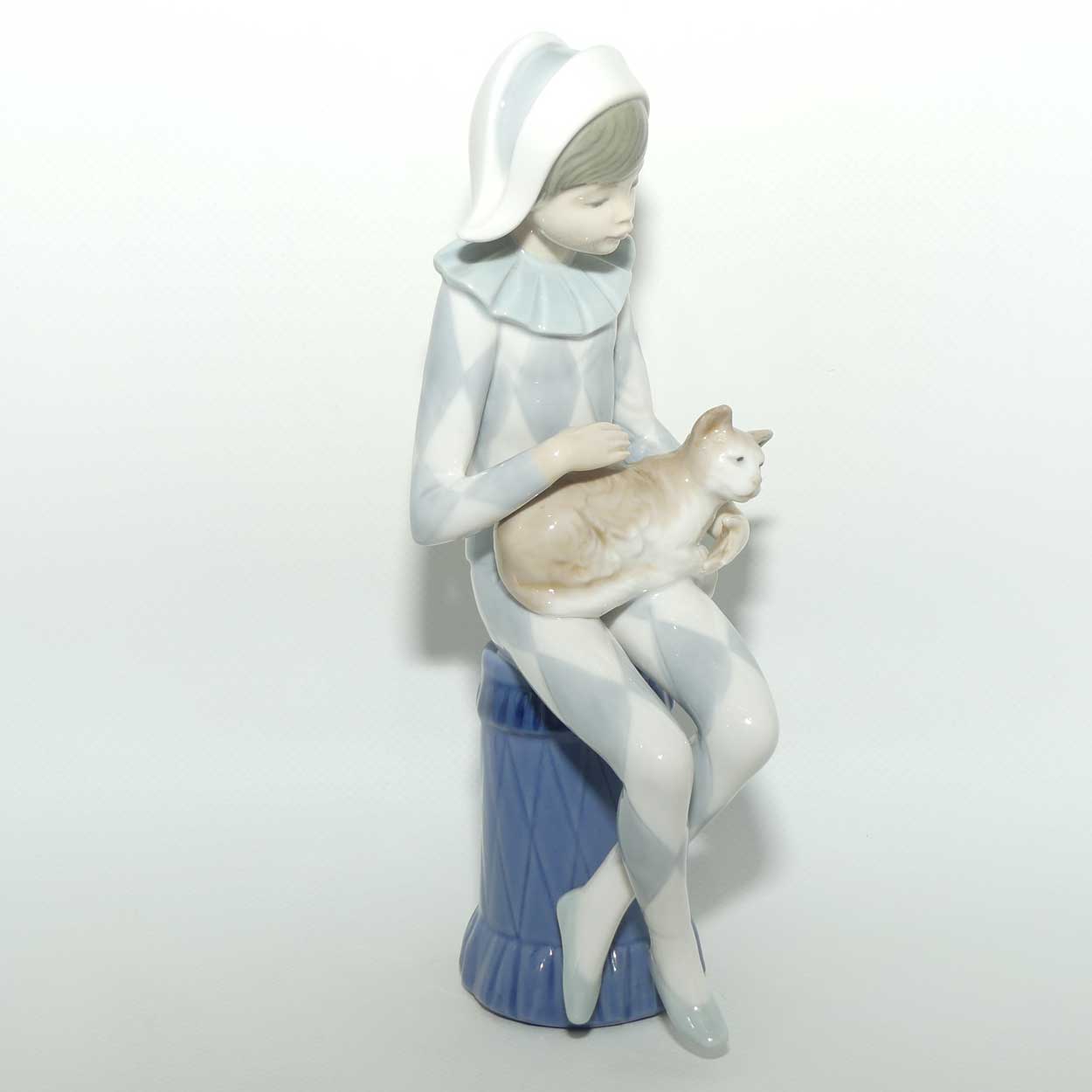 Nao by LLadro figure Harlequin with Cat | #1
