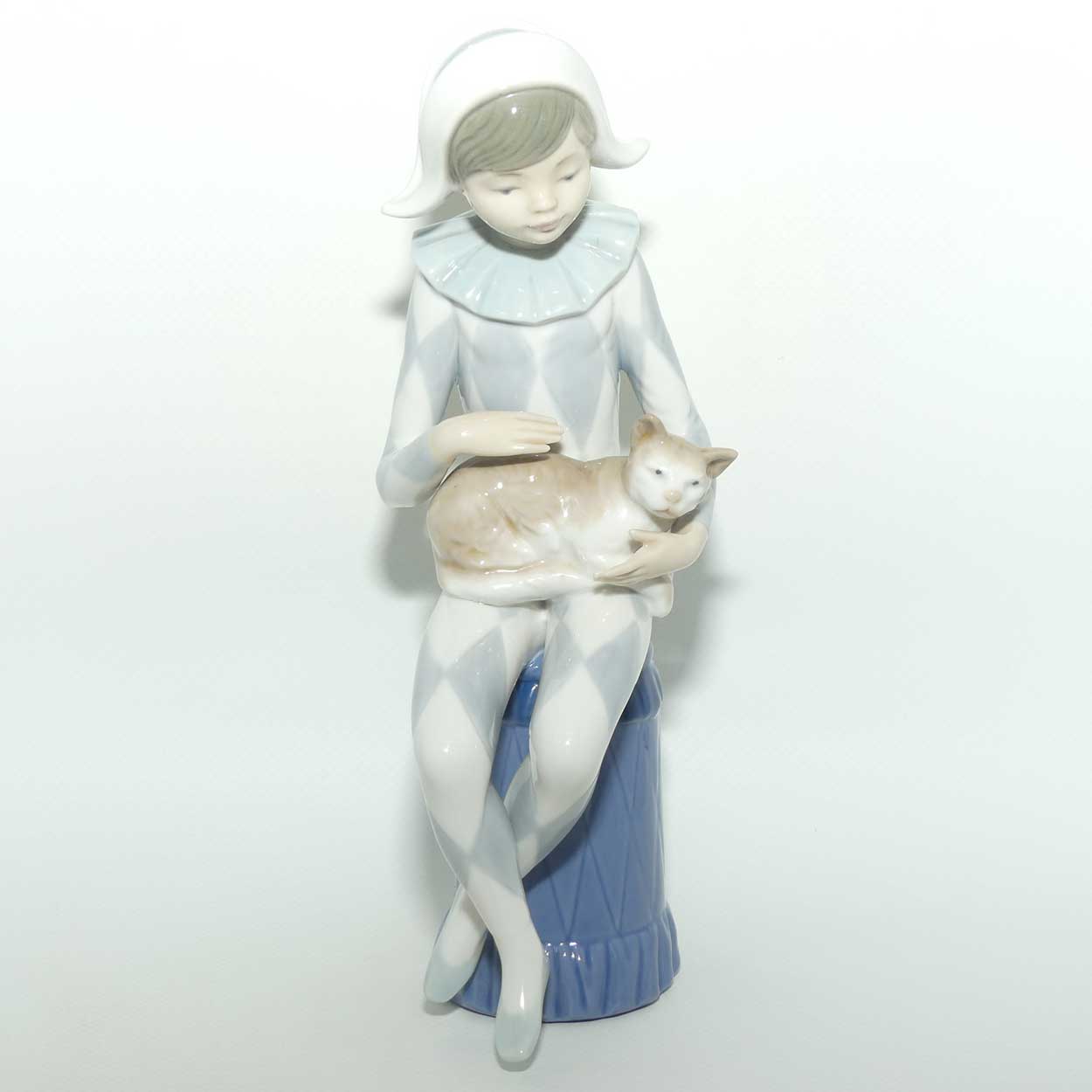 Nao by LLadro figure Harlequin with Cat | #1
