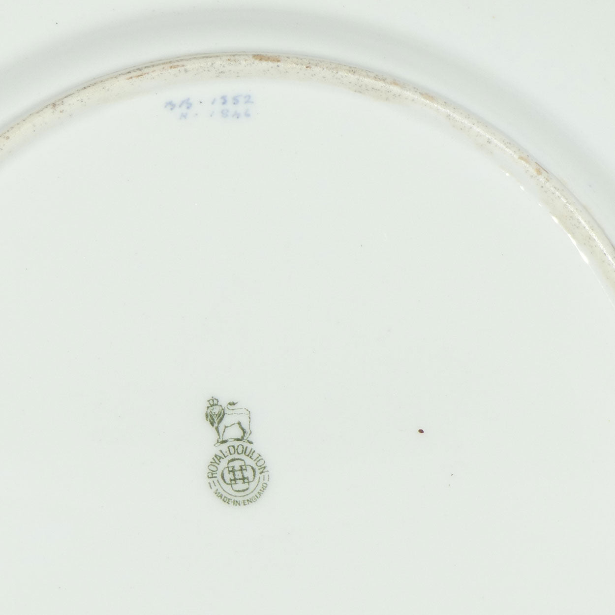 Royal Doulton hand painted & heavily gilt Countryside plate (L Hart)