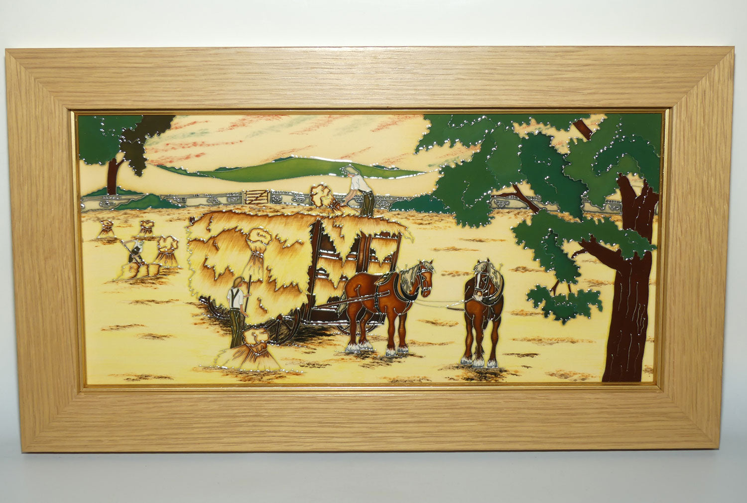 Moorcroft Harvest Giants PLQ1 wall plaque (Ltd Ed)