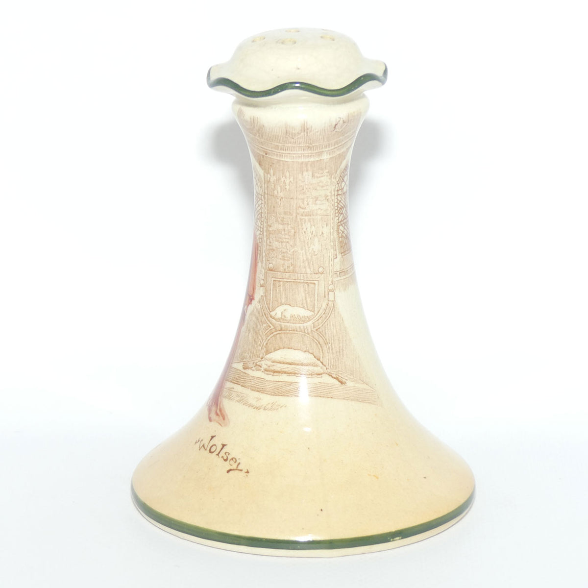 Royal Doulton Shakespearean hatpin holder D3746 Wolsey