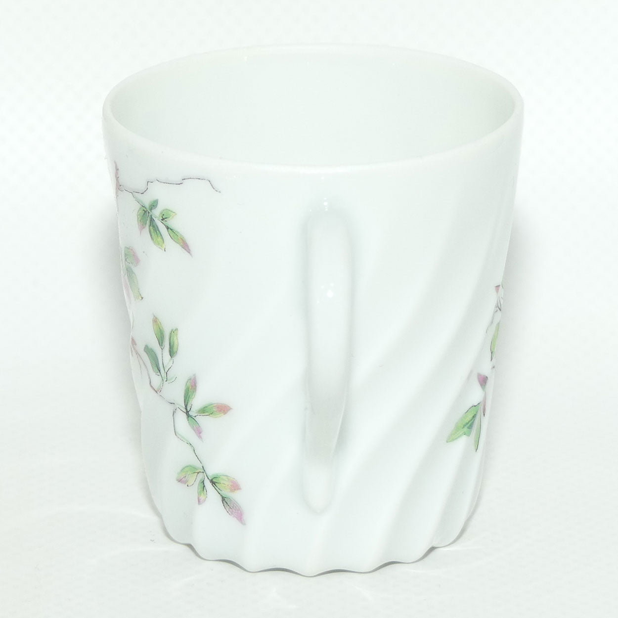 Haviland Limoges France hand decorated Floral pattern demi tasse cup and saucer