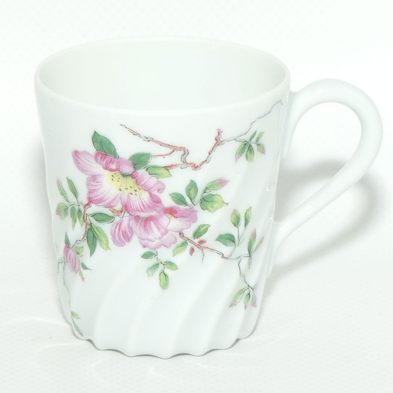 Haviland Limoges France hand decorated Floral pattern demi tasse cup and saucer
