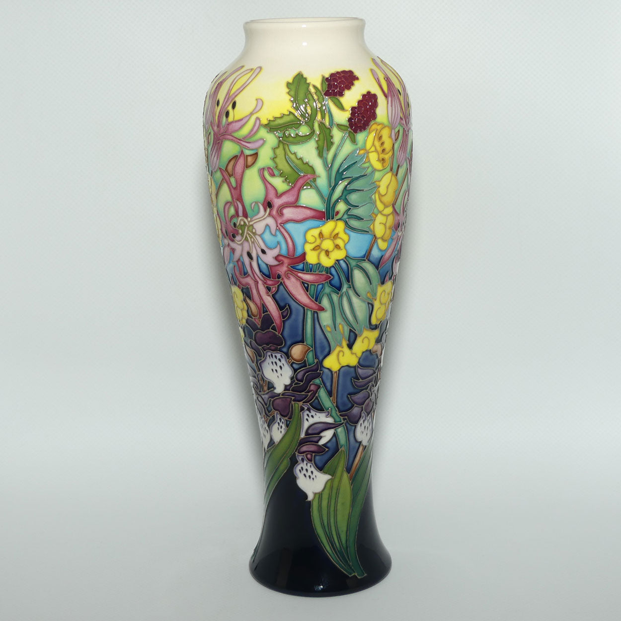 Moorcroft Hay Meadow Jewels vase | Shape 121/10 | LE 7/25