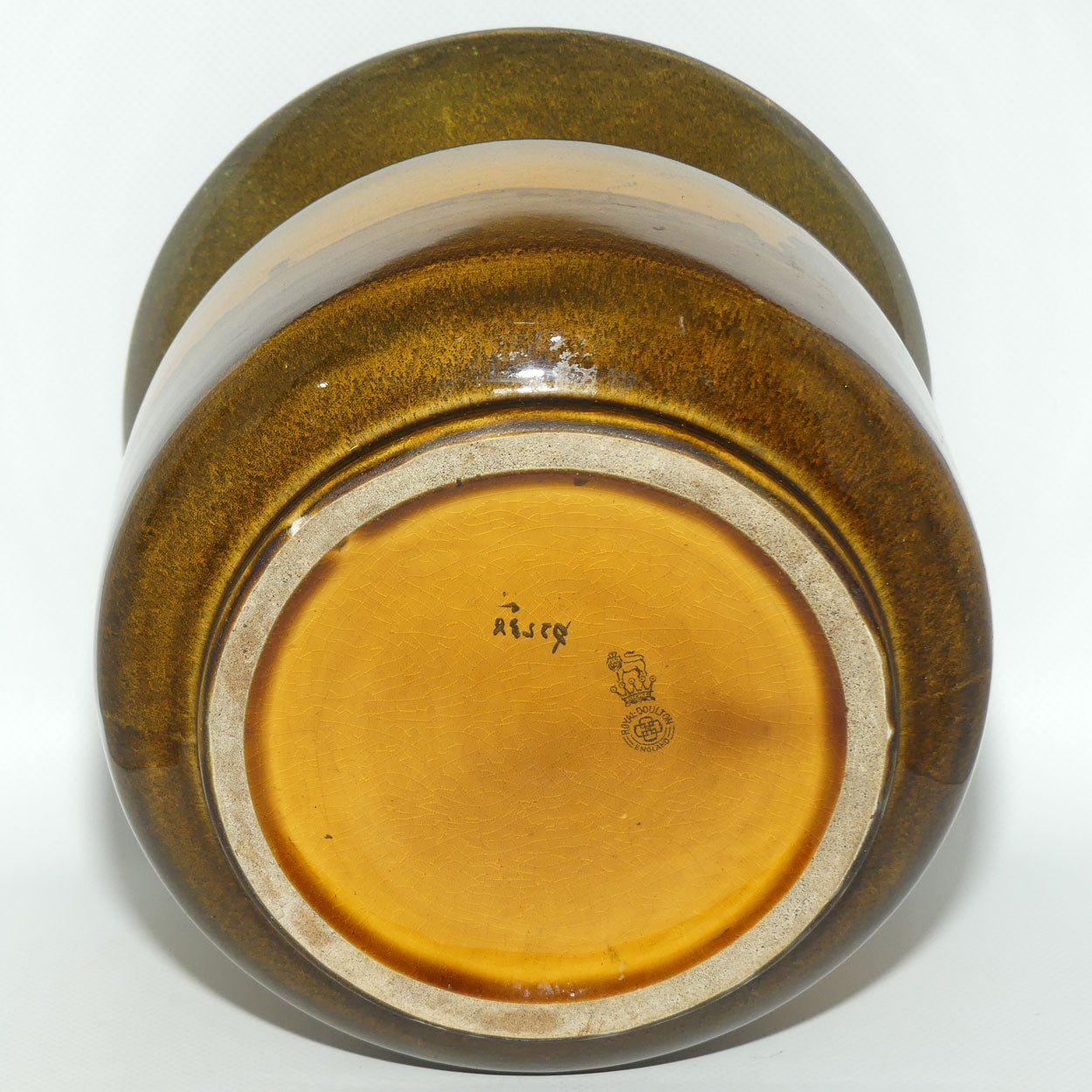 Royal Doulton Haystacks spittoon D2538 | Holbein glaze