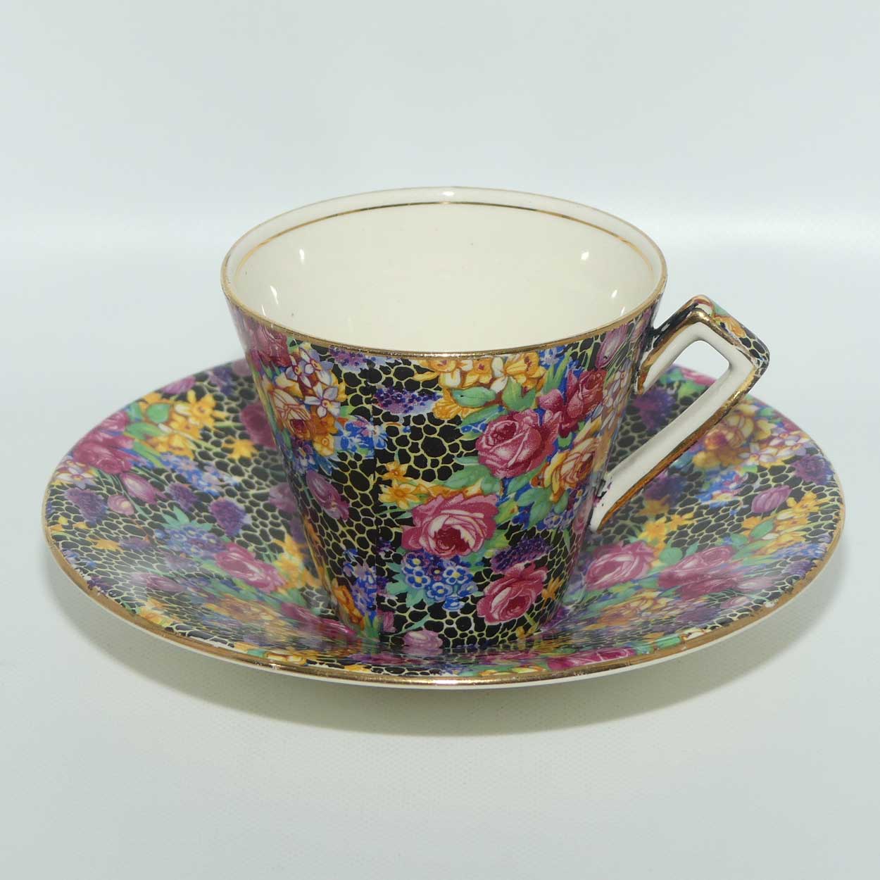 Royal Winton Hazel Chintz tea duo