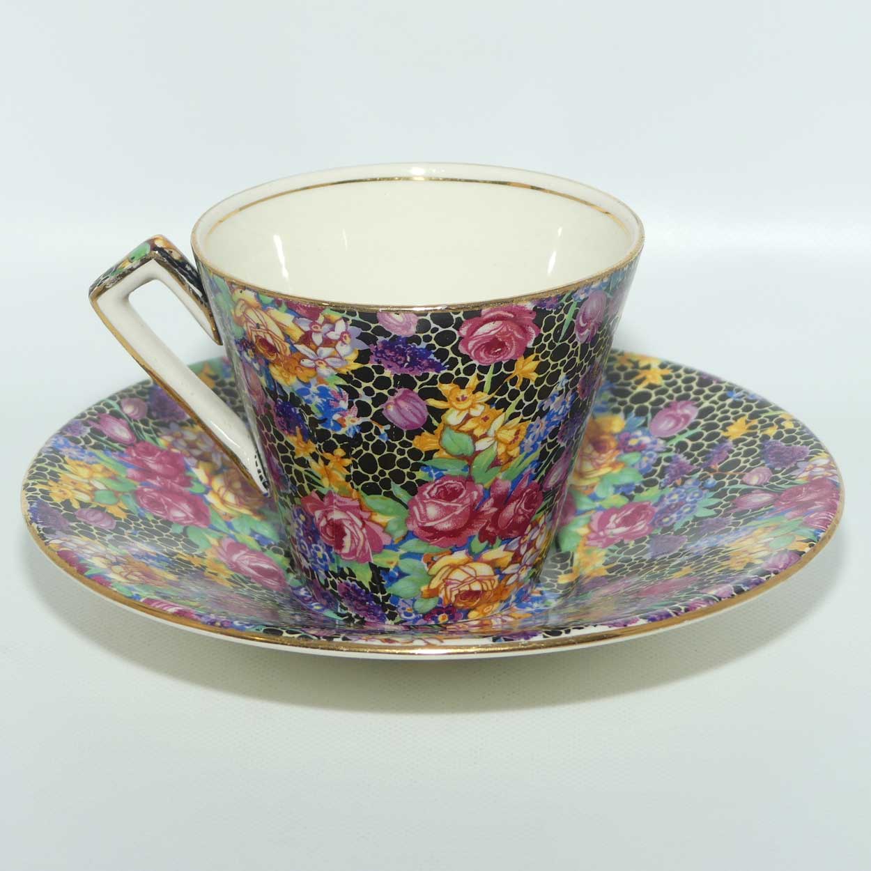 Royal Winton Hazel Chintz tea duo