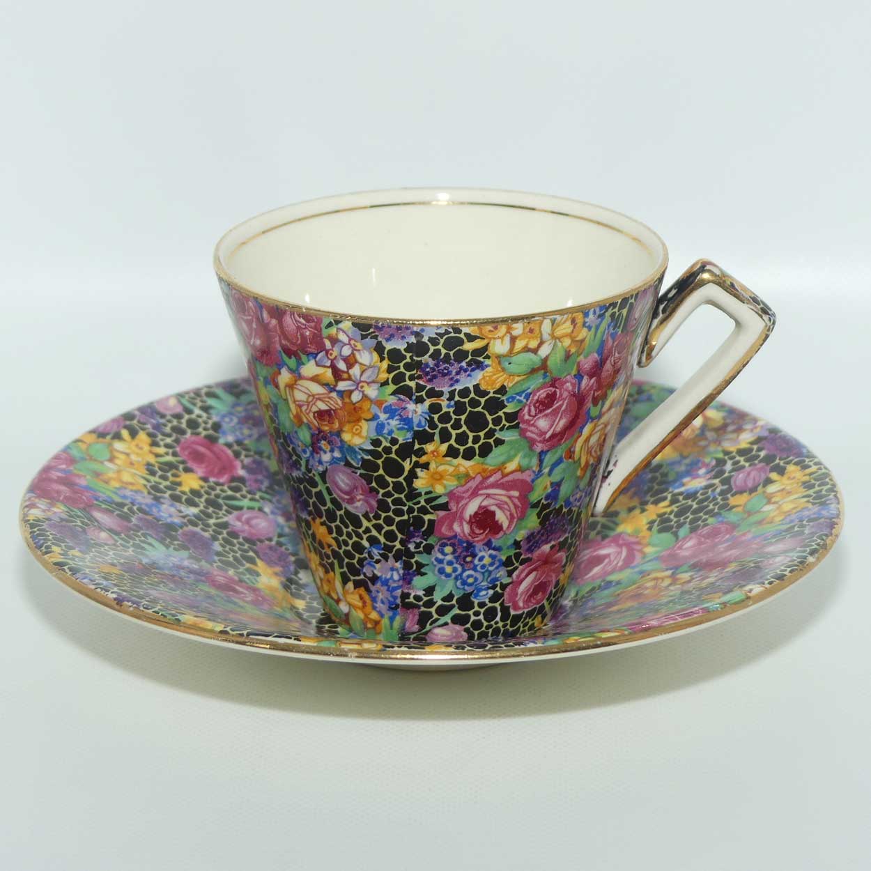 Royal Winton Hazel Chintz tea duo