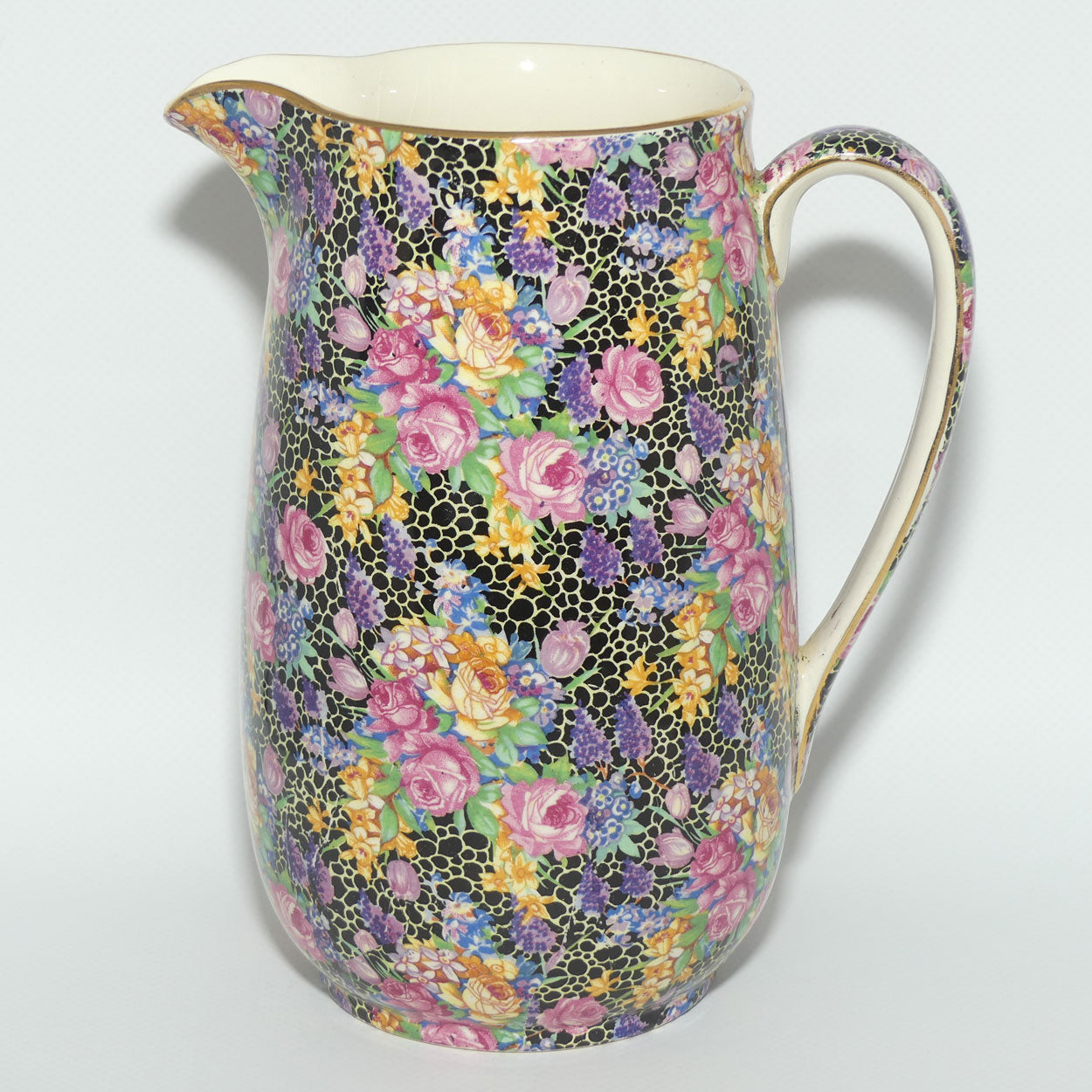 Royal Winton Grimwades Chintz Hazel pattern tall jug | GRAFTON shape