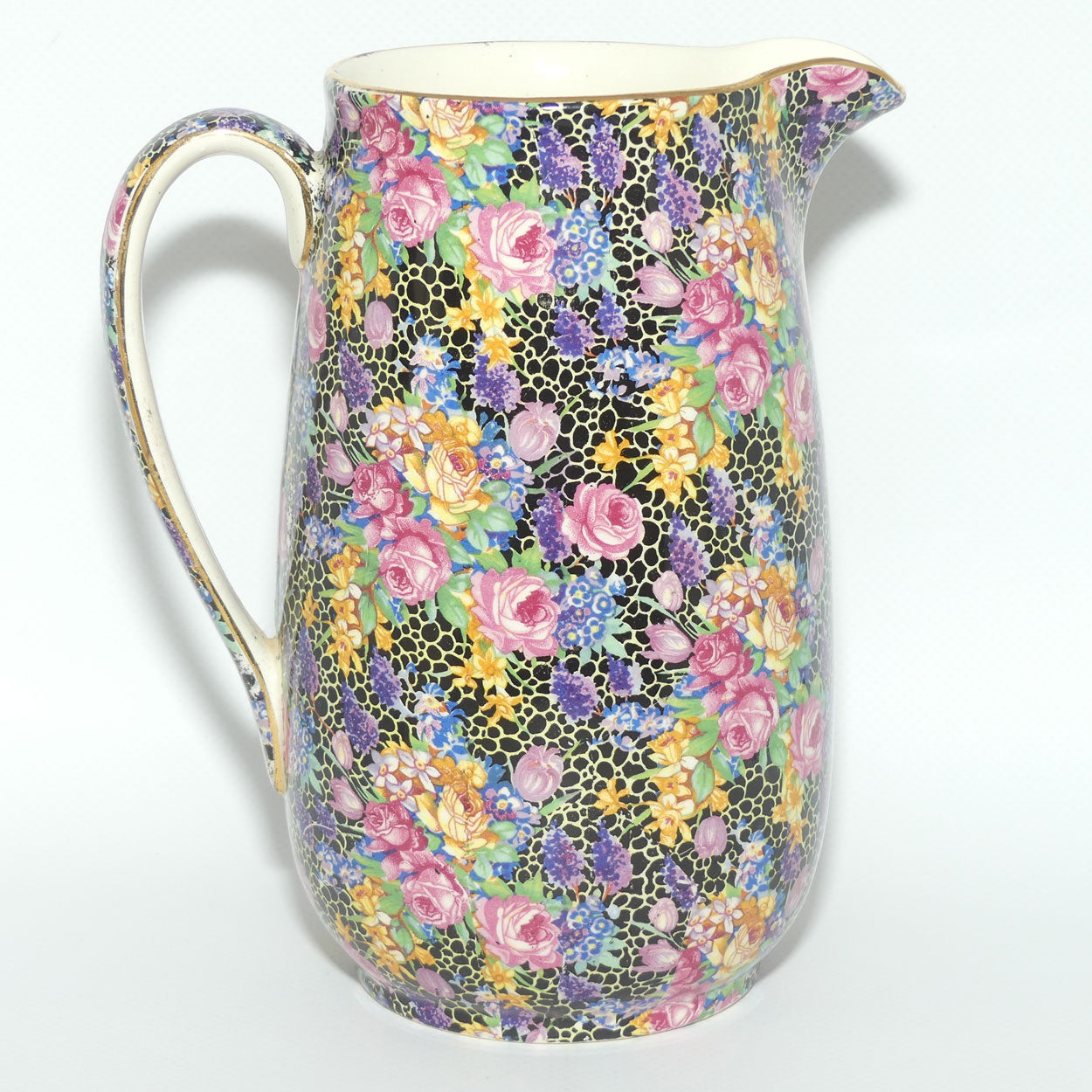 Royal Winton Grimwades Chintz Hazel pattern tall jug | GRAFTON shape
