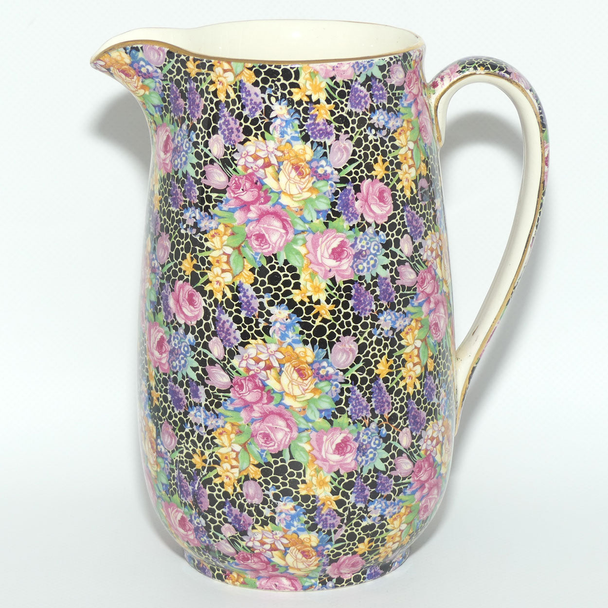 Royal Winton Grimwades Chintz Hazel pattern tall jug | GRAFTON shape