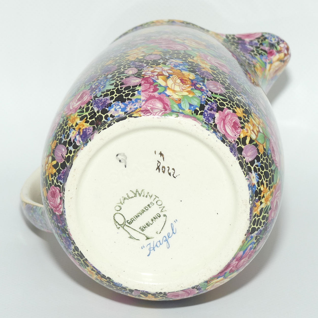 Royal Winton Grimwades Chintz Hazel pattern tall jug | GRAFTON shape