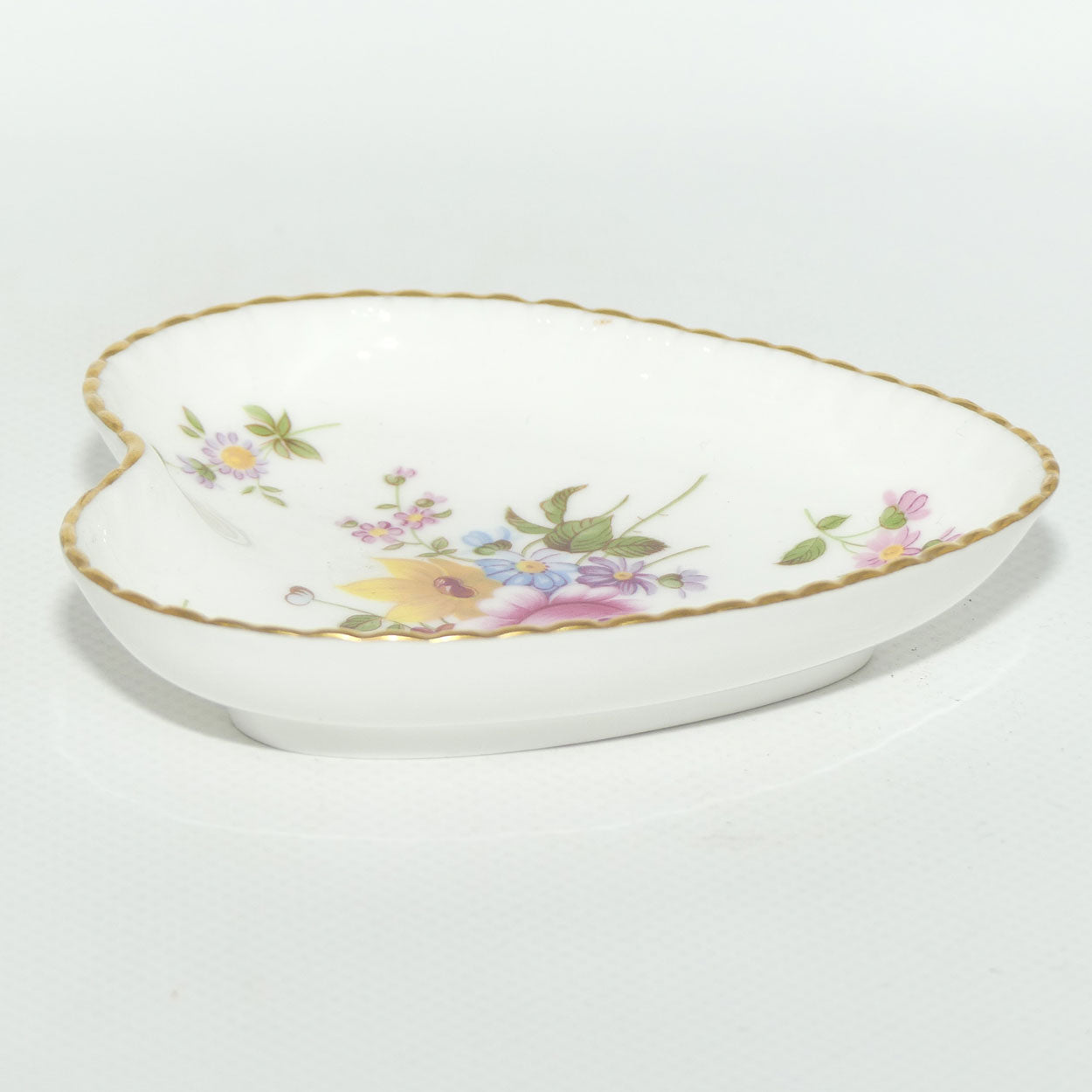 Royal Crown Derby Derby Posies butter or jam dish | Heart shape