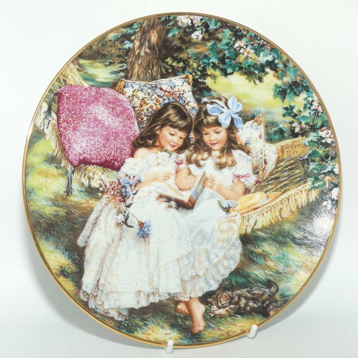 Bradex 84 R60 32.5 plate | Hearts and Flowers by Sandra Kuck | Storybook Memories