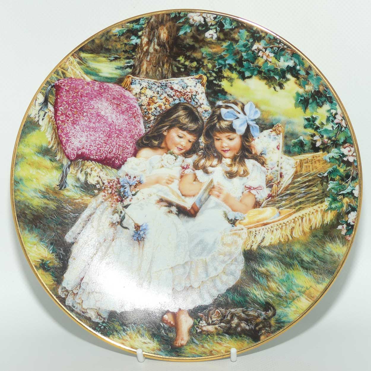 Bradex 84 R60 32.5 plate | Hearts and Flowers by Sandra Kuck | Storybook Memories
