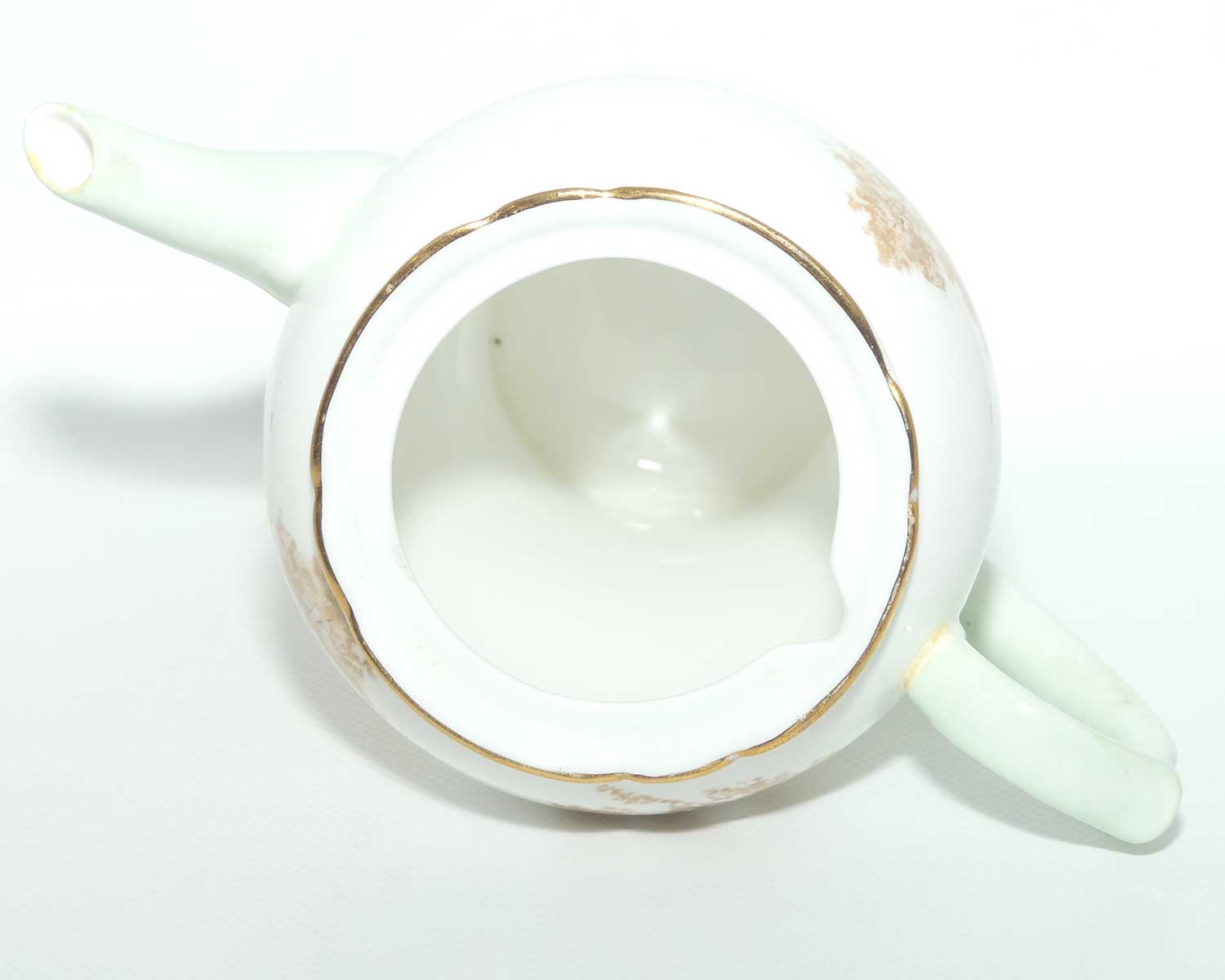 Shelley Heather pattern coffee pot + lid