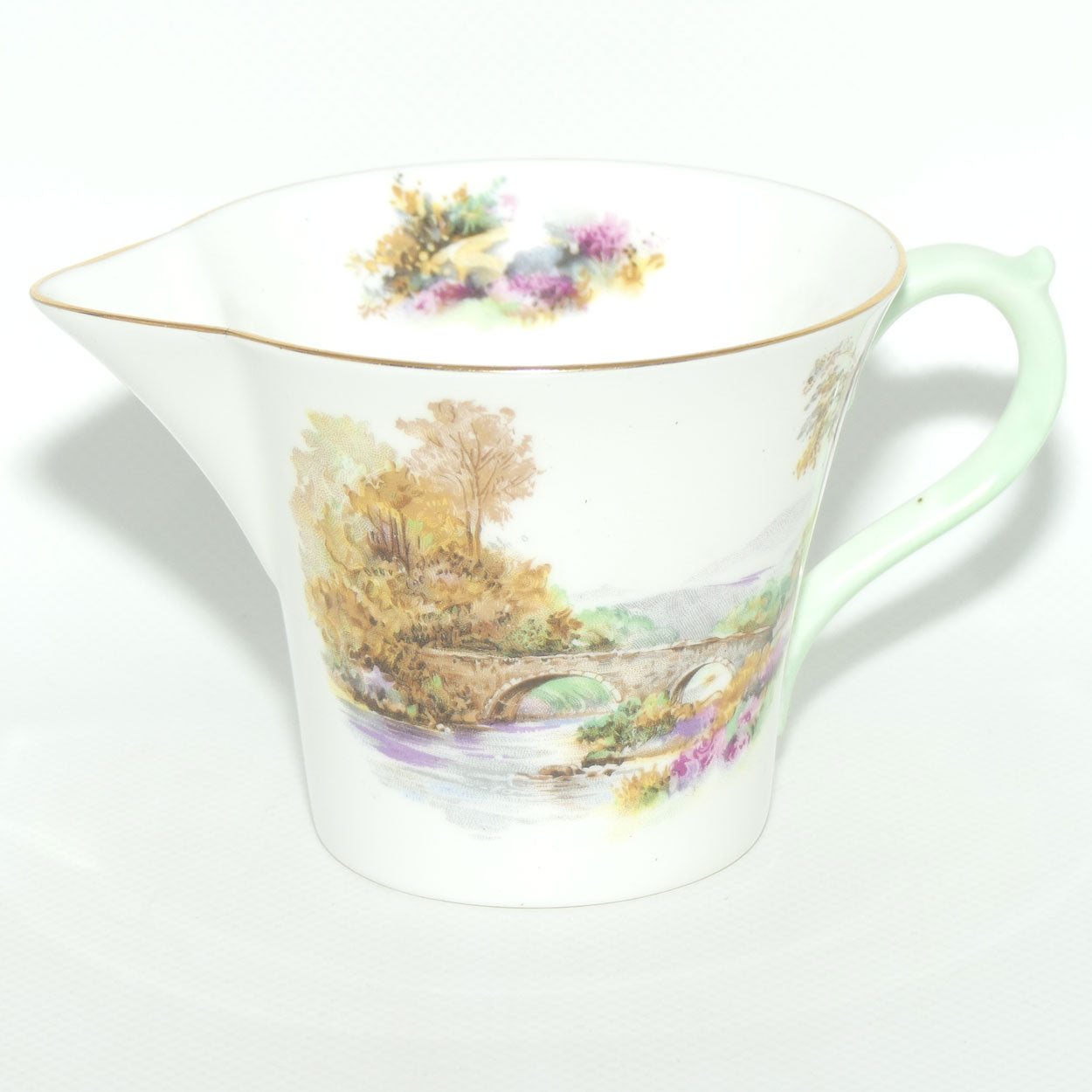 Shelley Perth shape Heather pattern milk jug