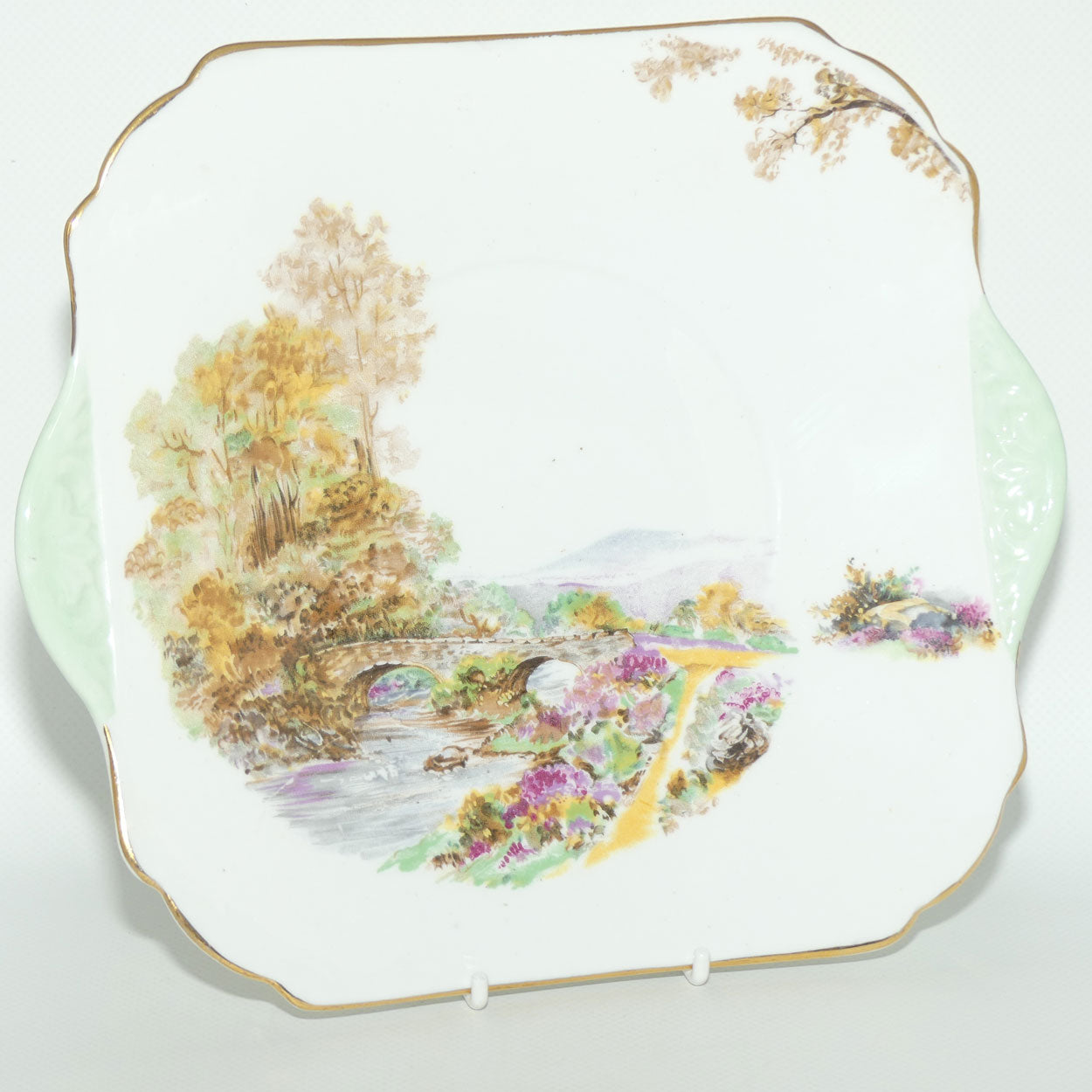 Shelley Heather pattern cake plate | #1