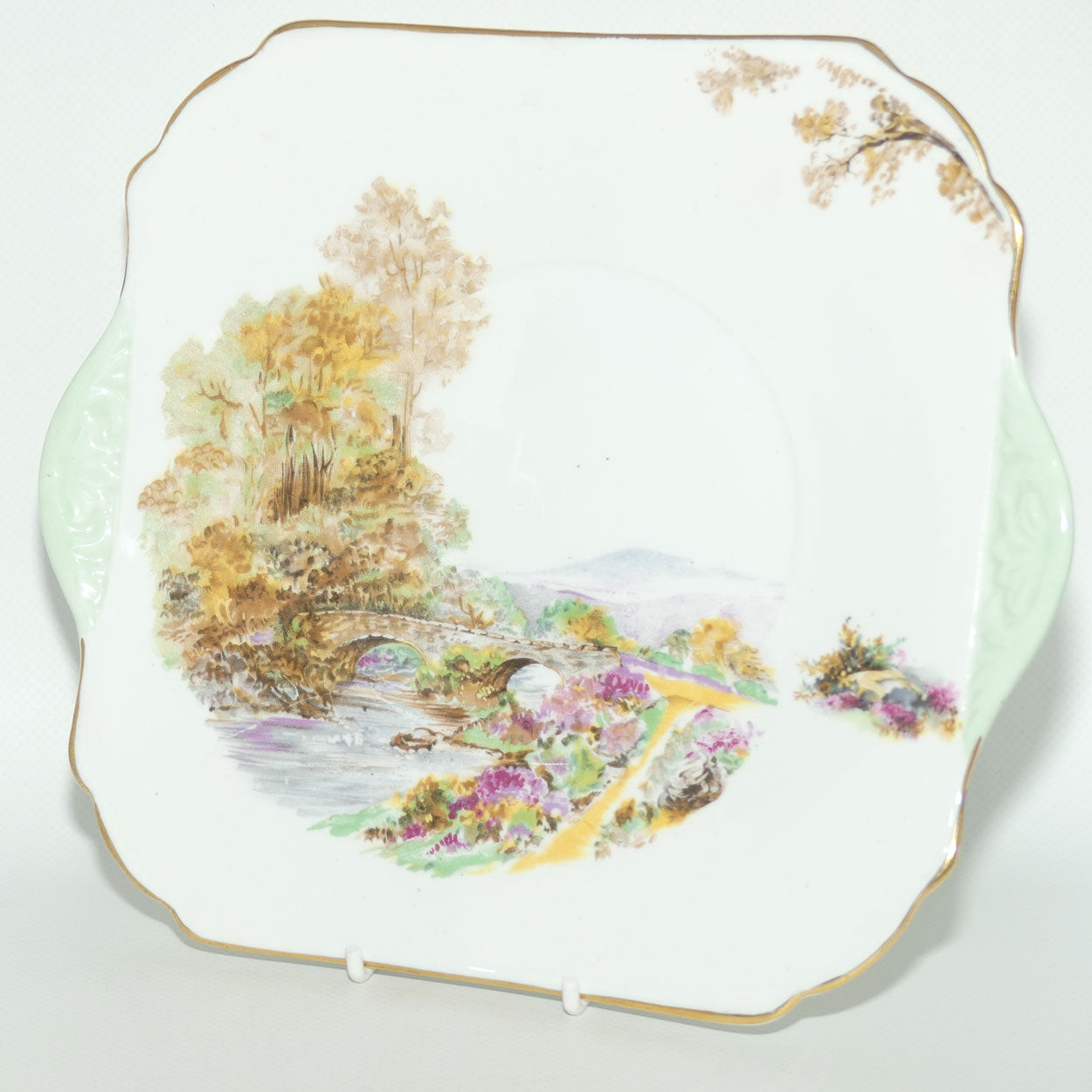 Shelley Heather pattern cake plate | #1