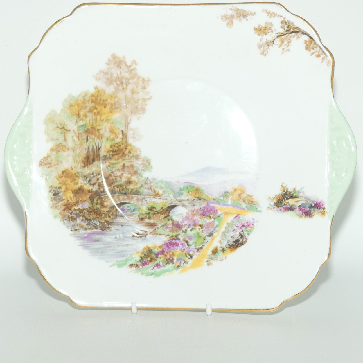 Shelley Heather pattern cake plate | #1
