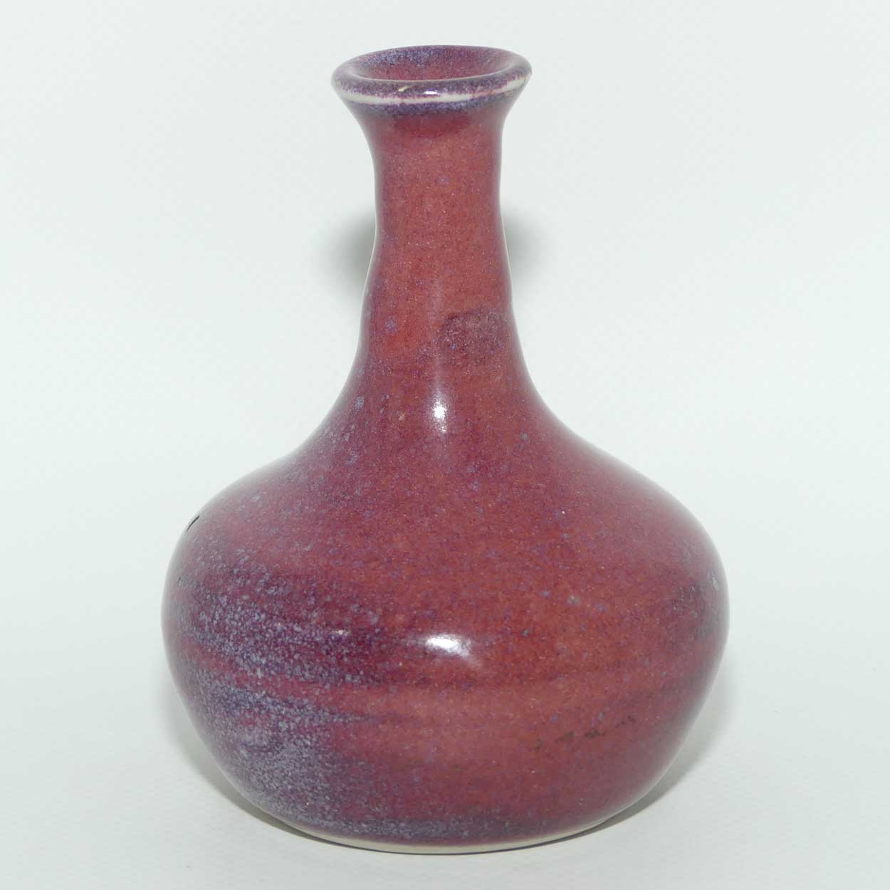 Heather Russell Australian Pottery | Small Flambe Glaze vase