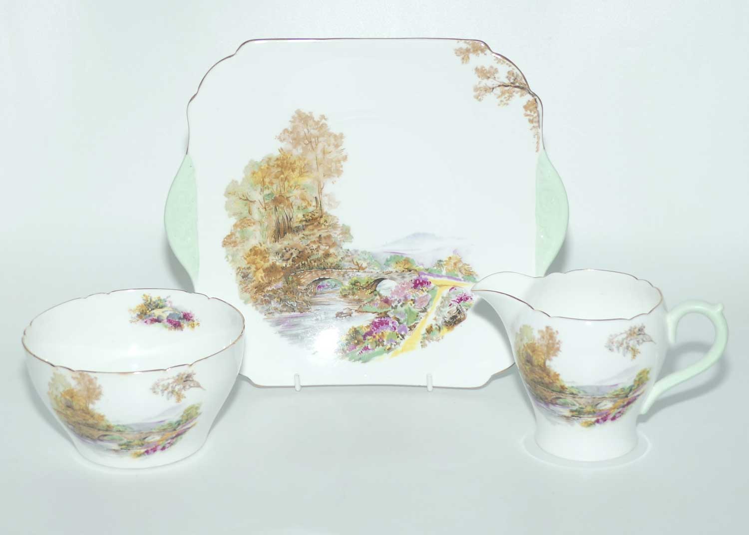 Shelley Heather pattern 21 piece afternoon tea set