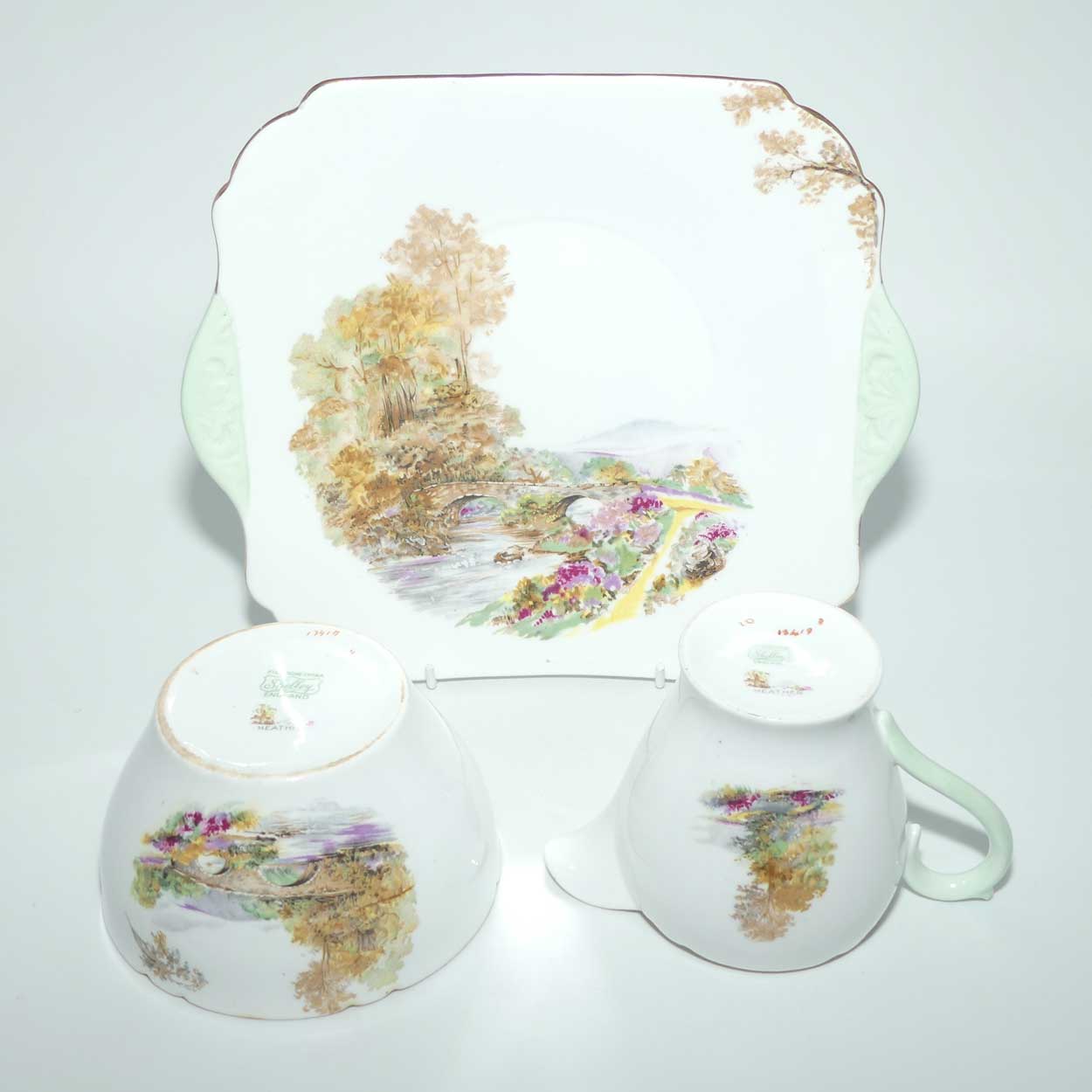Shelley Heather pattern 21 piece afternoon tea set