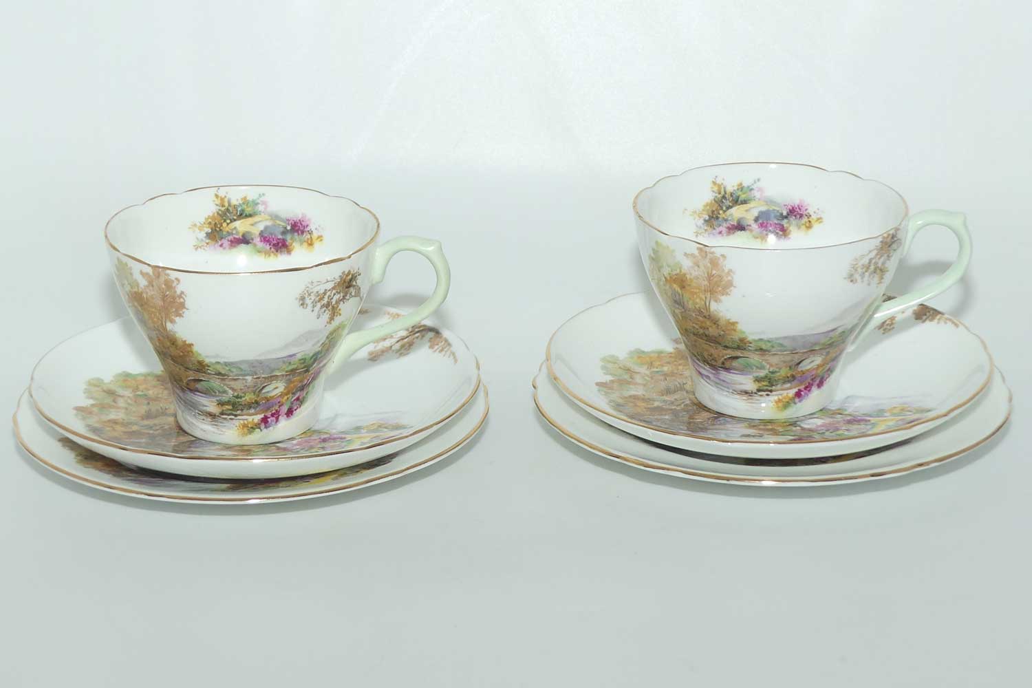 Shelley Heather pattern 21 piece afternoon tea set