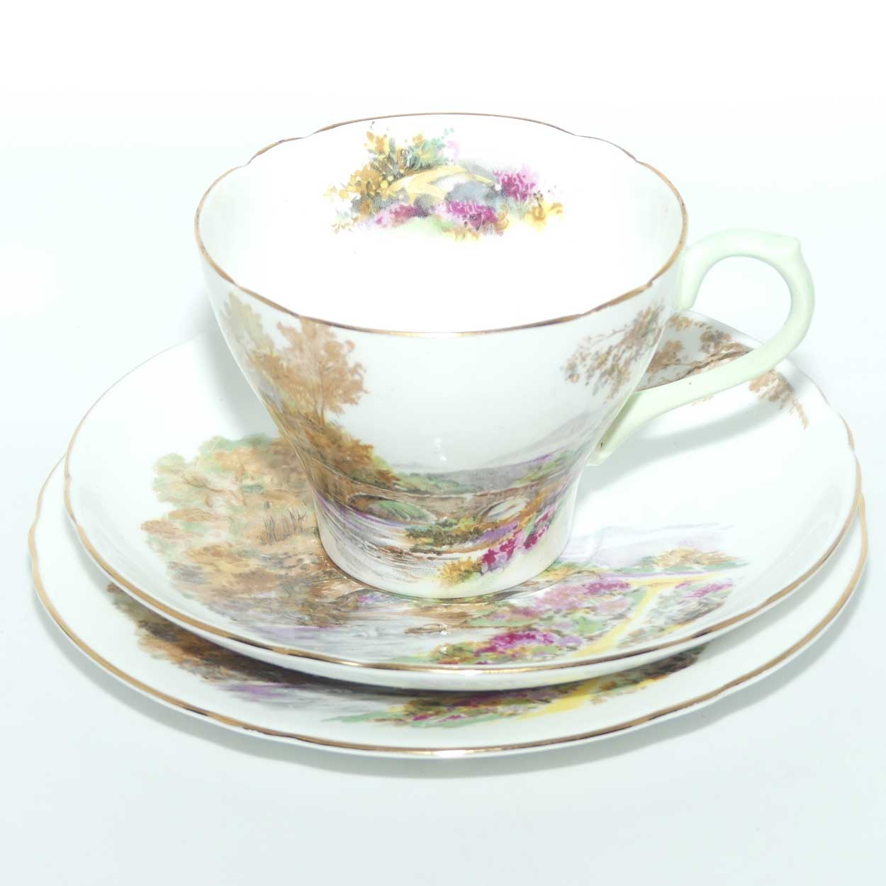 Shelley Heather pattern 21 piece afternoon tea set