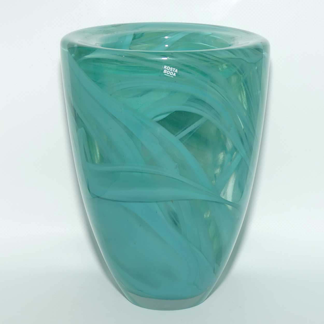 Kosta Sweden Mid Century Modern Atoll vase