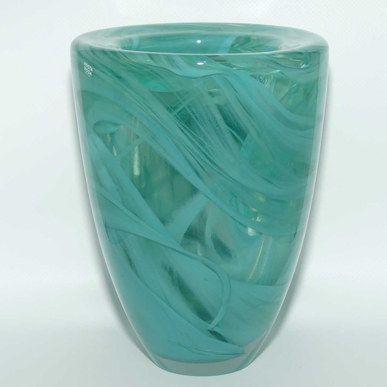 Kosta Sweden Mid Century Modern Atoll vase